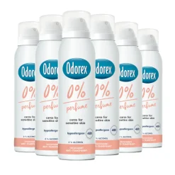 Outlet 6x Deodorant Spray 0% 150 ml Deodorant