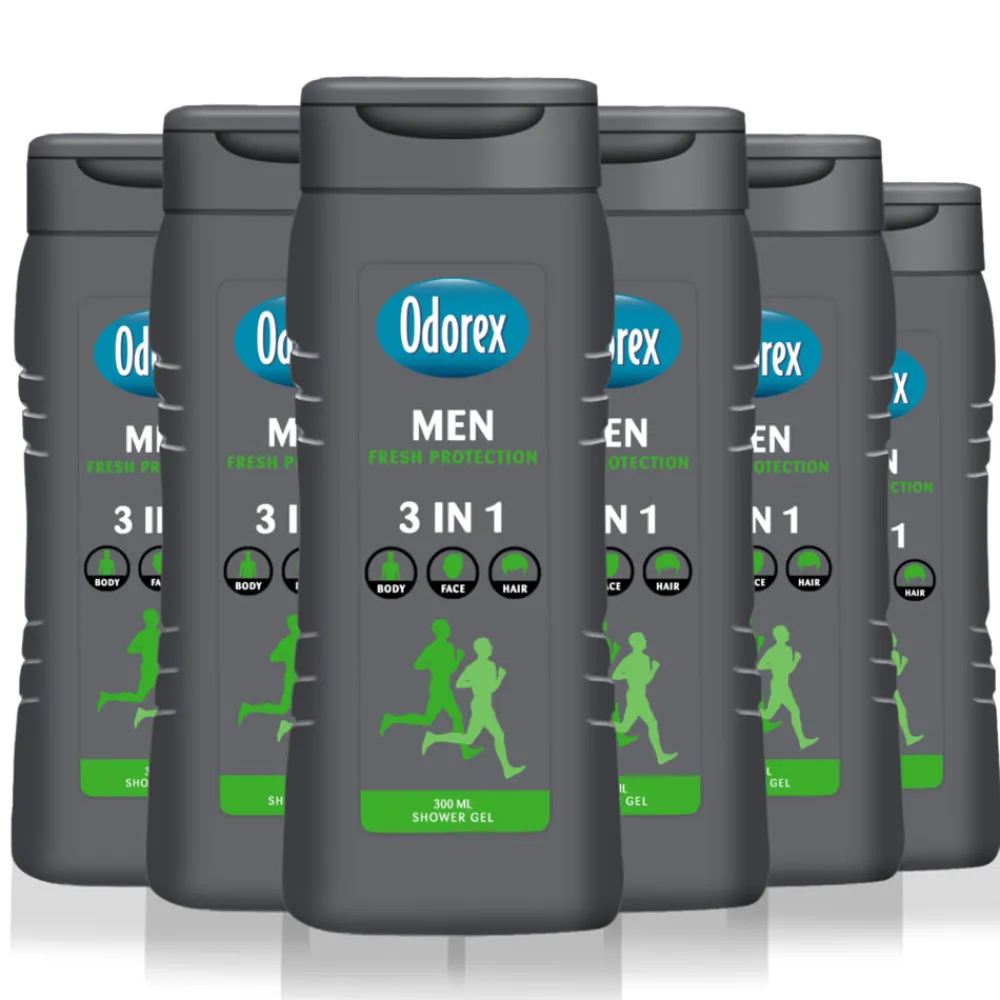 Bad & Douche<Odorex 6x Douchegel For Men 3-in-1 Fresh Protection 300 ml
