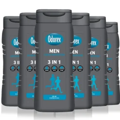 6x Douchegel For Men 3-in-1 Clean Protection 300 ml^Odorex Outlet