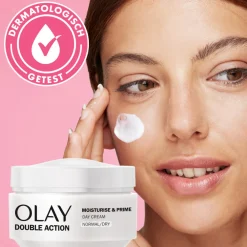 4x Double Action Hydraterende Dagcrème en Primer 50 ml^Olay Online