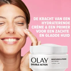 4x Double Action Hydraterende Dagcrème en Primer 50 ml^Olay Online