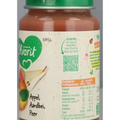 Sale 6x Fruithapje 6m Appel Aardbei Peer 200 gr Baby & Peutervoeding