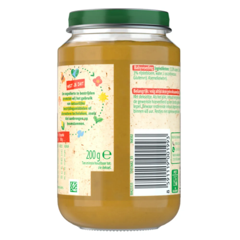 6x Fruithapje 12m Appel Perzik Mango 200 gr^Olvarit Sale