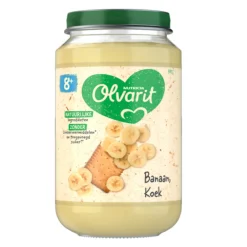 Hot 6x Fruithapje 8m Banaan Koek 200 gr Baby & Peutervoeding