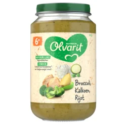Baby & Peutervoeding<Olvarit 6x Maaltijd 6m Broccoli Kalkoen Rijst 200 gr