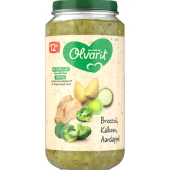 6x Maaltijd 12m Broccoli Kalkoen Aardappel 250 gr^Olvarit New