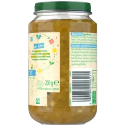 Hot 6x Maaltijd 8m Doperwten Kalkoen Aardappel 200 gr Baby & Peutervoeding