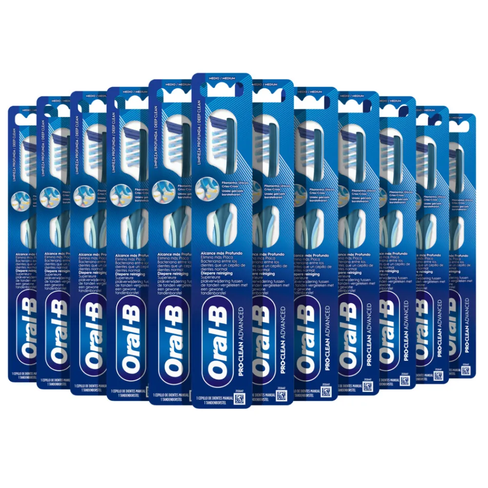 12x Tandenborstel Pro-Clean^Oral-B Discount