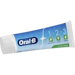 12x Tandpasta 1-2-3 Frisse mint 75 ml^Oral-B Online