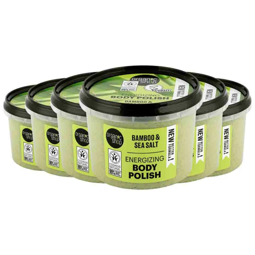 6x Body Polish Bamboo 250 ml^Organic Shop Clearance