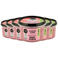 6x Body Scrub Raspberry Cream 250 ml^Organic Shop Sale