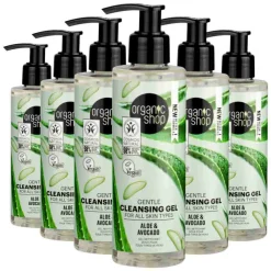 6x Cleansing Gel Avocado and Aloe 200 ml^Organic Shop Clearance