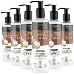 6x Coconut & Shea Conditioner 280 ml^Organic Shop Hot