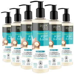 Conditioner<Organic Shop 6x Conditioner Argan & Amla 280 ml