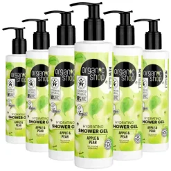 Sale 6x Douchegel Apple and Pear 280 ml Bad & Douche