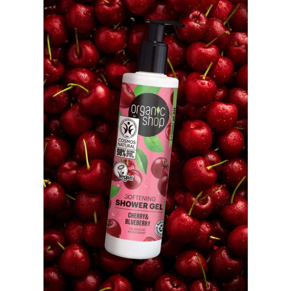 Hot 6x Douchegel Cherry and Blueberry 280 ml Bad & Douche