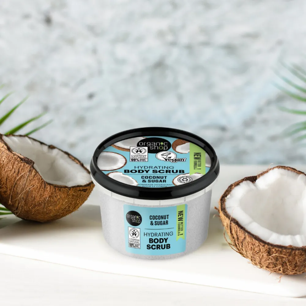 Sale 6x Hydrating Bodyscrub Coconut 250 ml Bad & Douche