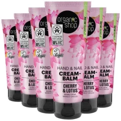 6x Japanese Spa Hand & Nagelcrème 75 ml^Organic Shop Sale