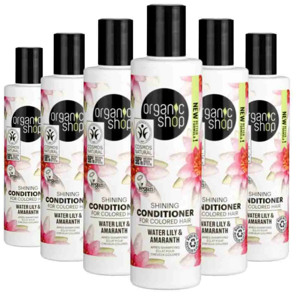 6x Shining Conditioner Water Lily and Amaranth 280 ml^Organic Shop Clearance