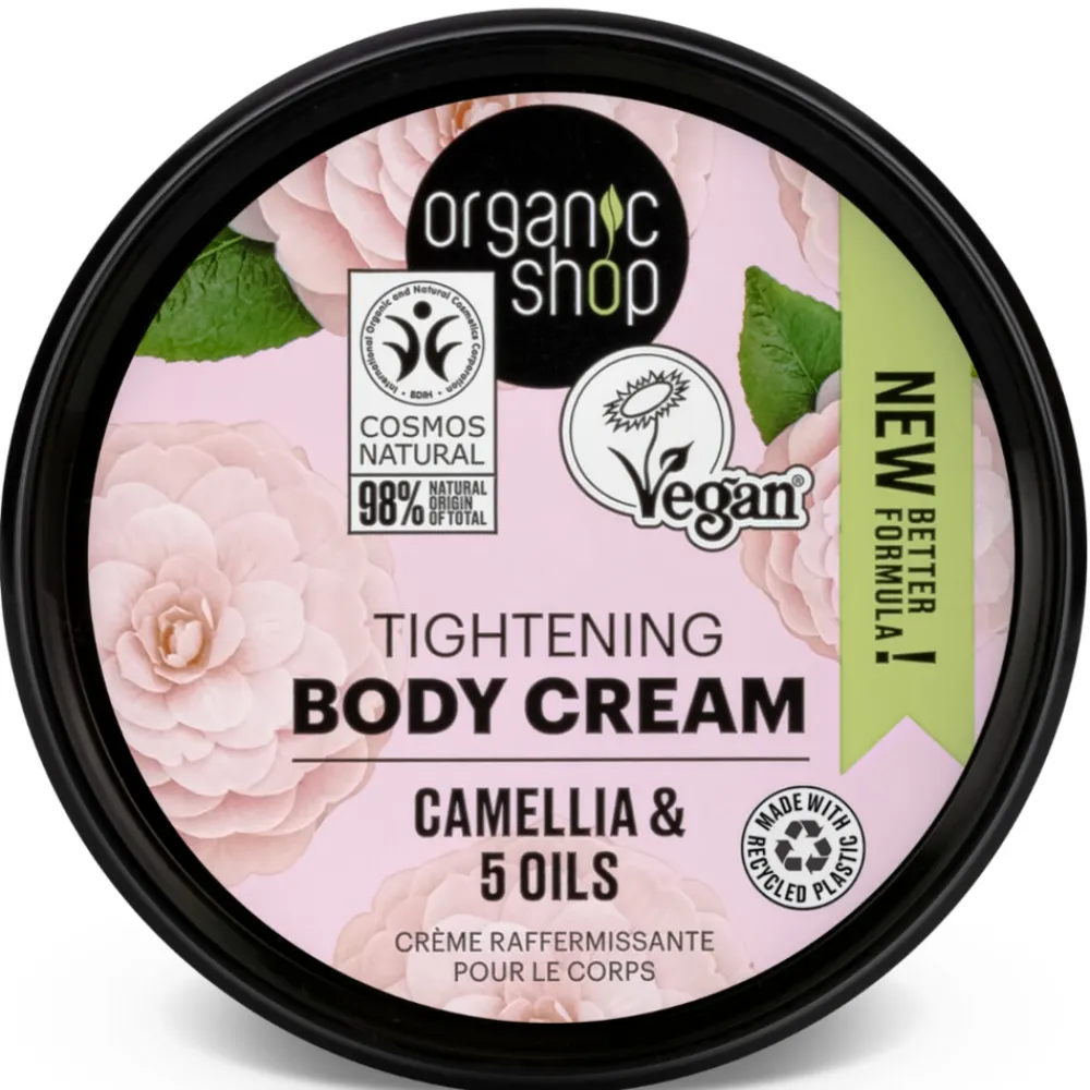 6x Tightening Bodycrème Camellia 250 ml^Organic Shop Discount