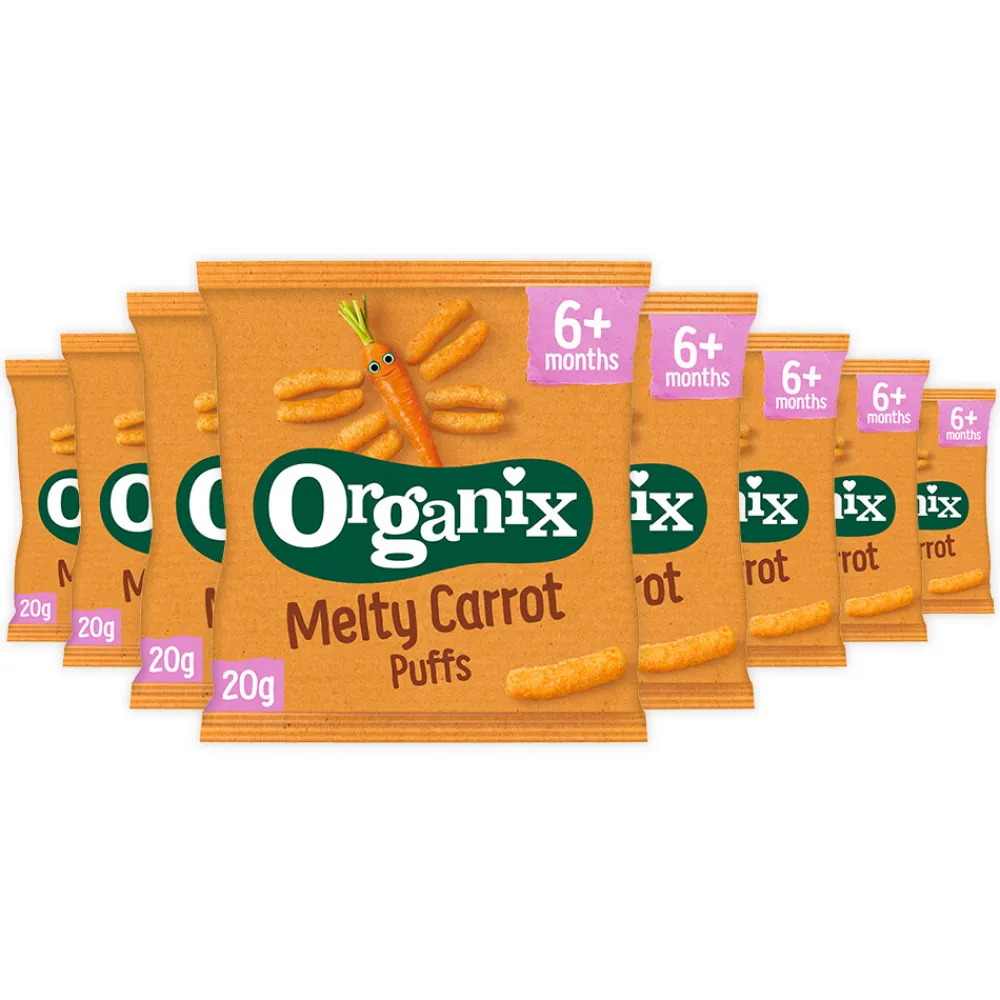 Baby & Peutervoeding<Organix 8x Baby Knabbels 6+m Wortel 20 gr
