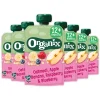 6x Knijpfruit 12+m Haver Appel & Banaan 100 gr^Organix Hot
