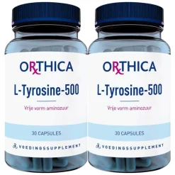 Outlet 2x L-Tyrosine-500 30 capsules Speciale Bestanddelen