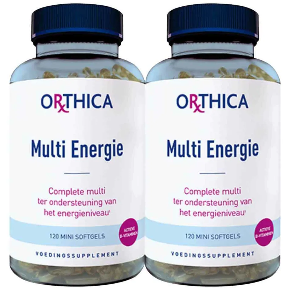 Multi Vitaminen En Mineralen<Orthica 2x Multi Energie 120 softgels