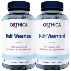 2x Multi Weerstand 60 tabletten^Orthica Discount