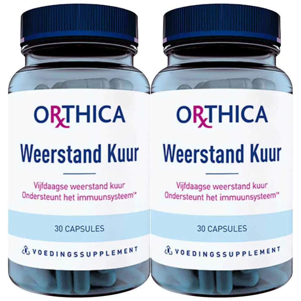 Outlet 2x Weerstand Kuur 30 capsules Weerstand & Energie