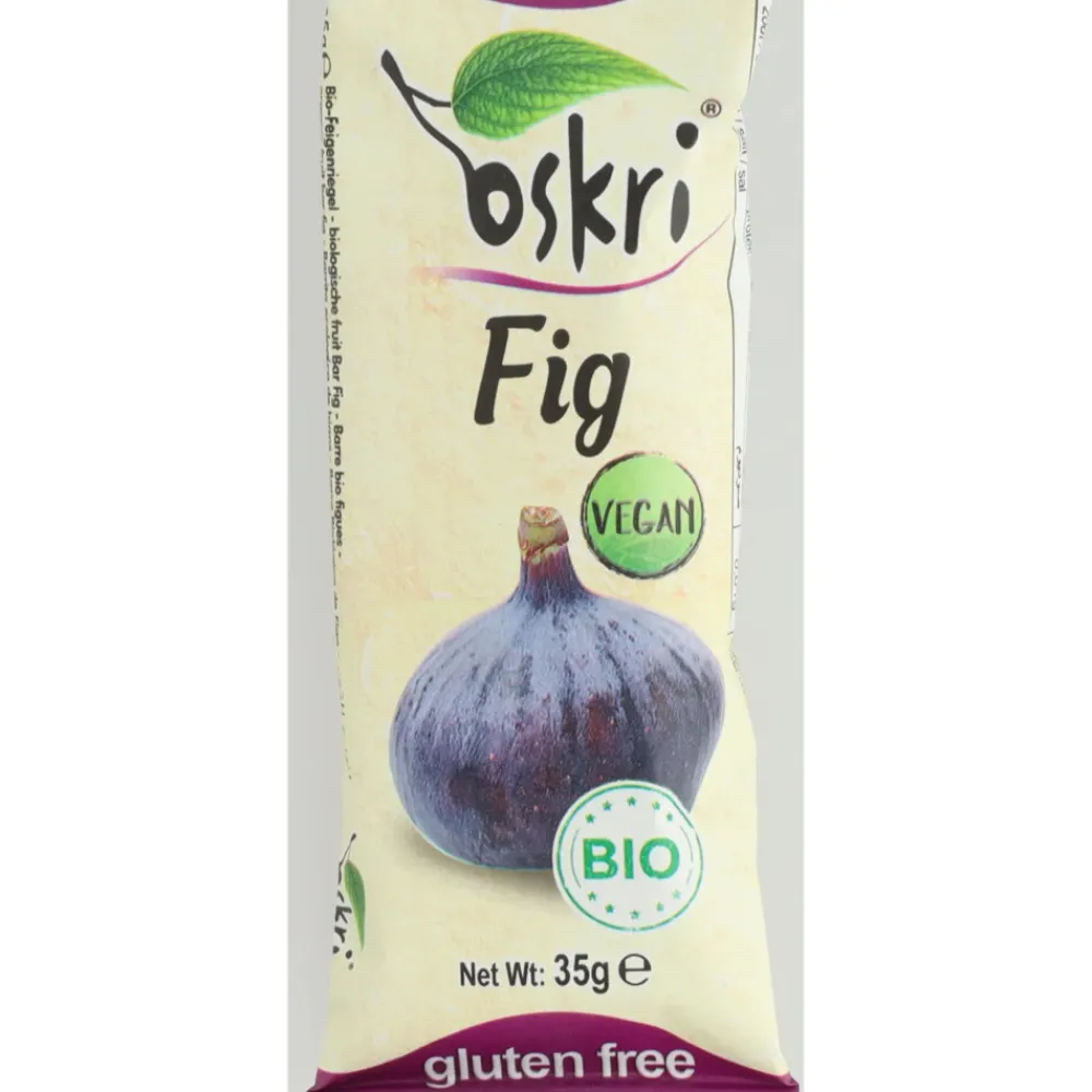 Snacks & Tussendoortjes<Oskri 3x Reep Vijg Fruit Bio 35 gr