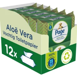 12x Vochtig Toiletpapier Aloe Vera 38 stuks^Page