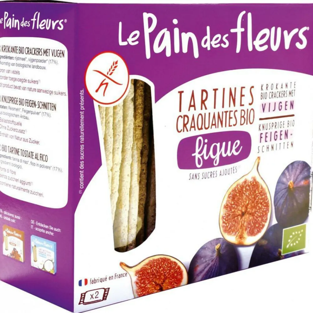 Brood & Crackers<Pain fleur 3x Vijgen Cracker Bio 150 gr