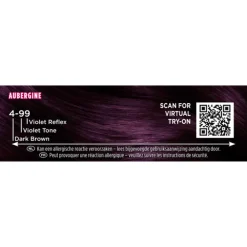 Online 3x Intensive Creme Haarkleuring 4-99 Aubergine Haarkleuring
