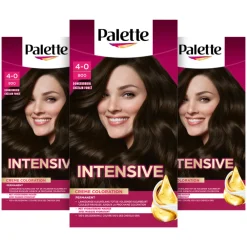 Haarkleuring<Palette 3x Intensive Oil-Care Color Haarkleuring 800 Donkerbruin