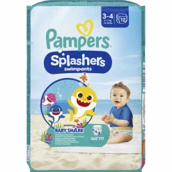 Best 8x Splashers Zwemluiers Maat 3-4 (6-11 kg) 12 stuks Luiers