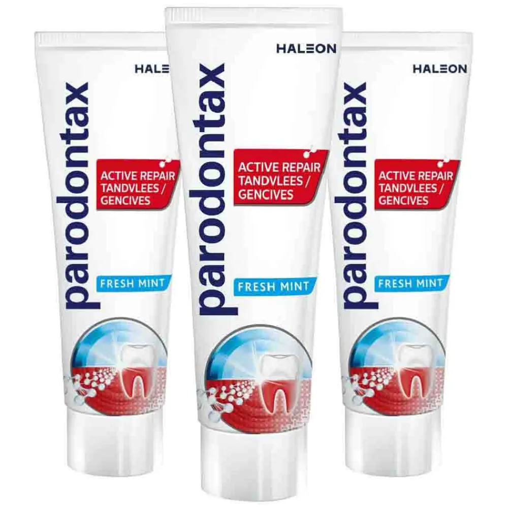 3x Tandpasta Active Repair Tandvlees Fresh Mint 75 ml^Parodontax Best