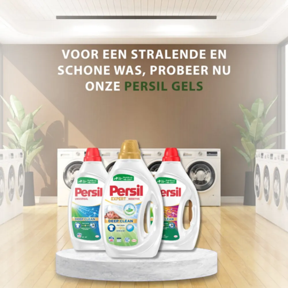 6x Wasmiddel Expert Sensitive 18 Wasbeurten 810 ml^Persil New