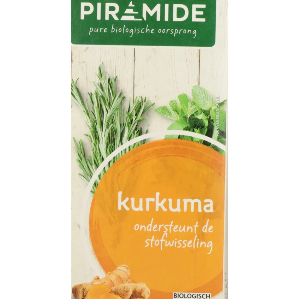 3x Kruidenthee Bio Kurkuma 20 stuks^Piramide Online
