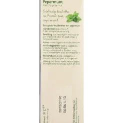 3x Kruidenthee Bio Pepermunt 20 stuks^Piramide