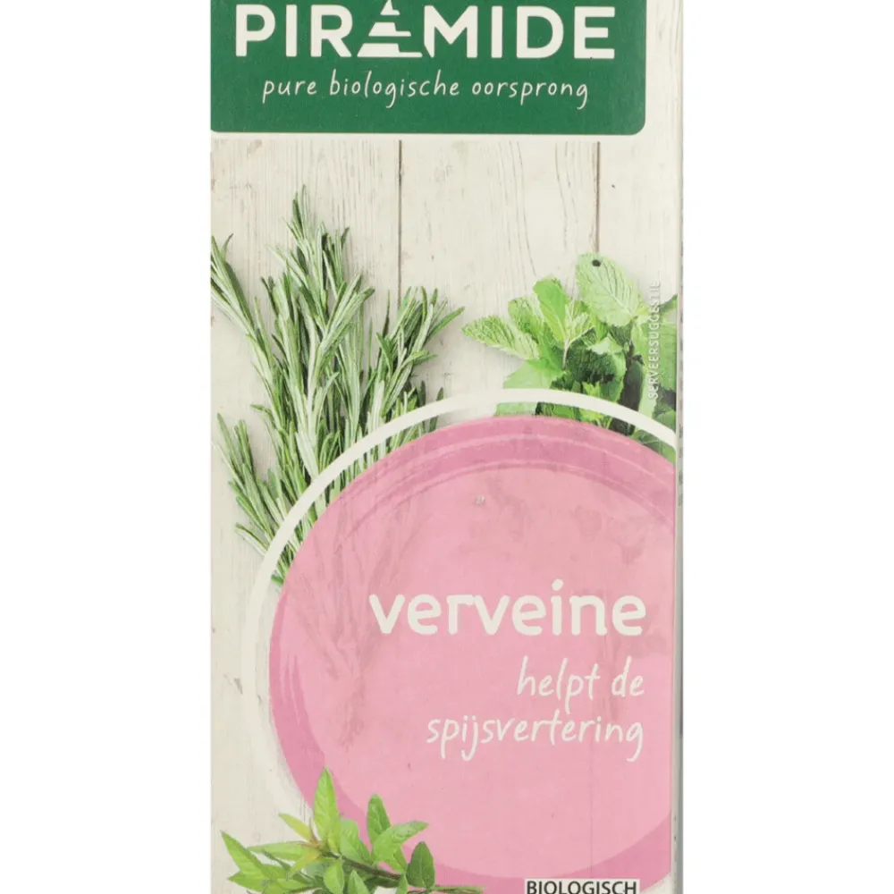 3x Kruidenthee Bio Verveine 20 stuks^Piramide Outlet