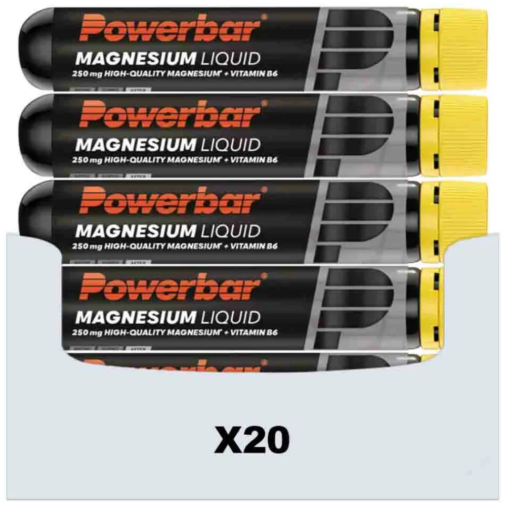 20x Magnesium Liquid Ampuls 25 ml^PowerBar