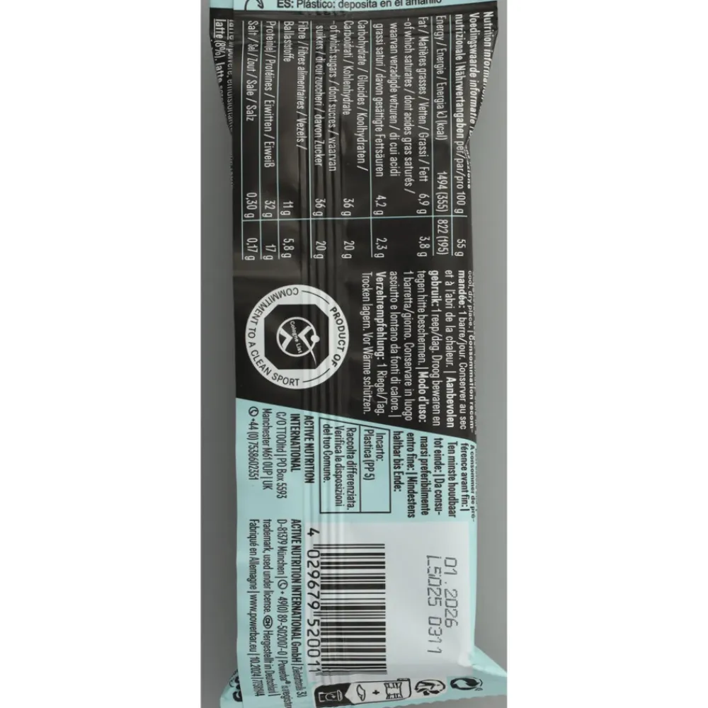 15x Proteïne Plus 30% reep Vanilla-Coconut 55 gr^PowerBar Outlet