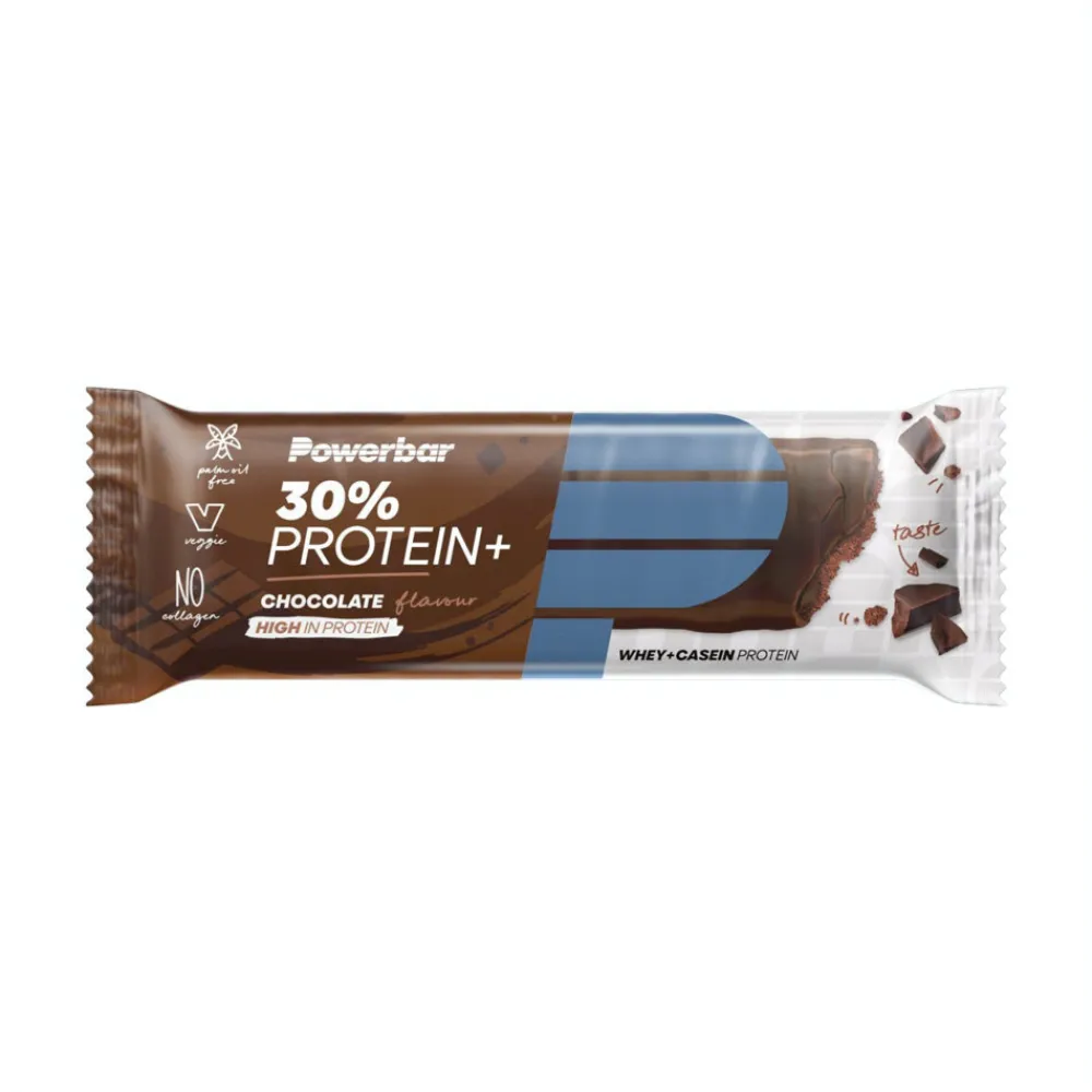 Sportvoeding & Drank|Snacks & Tussendoortjes<PowerBar 15x Proteïne plus 30% Bar Chocolate 55 gr