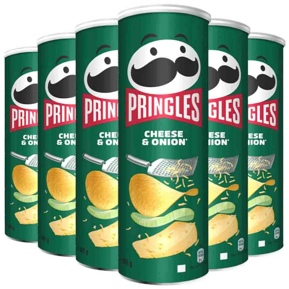 6x Chips Cheese & Onion 165 gr^Pringles Best