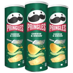 3x Chips Cheese & Onion 165 gr^Pringles Outlet