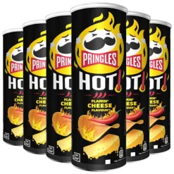 Discount 6x HOT Flamin' Cheese 160 gr Snacks