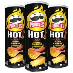 3x HOT Flamin' Cheese 160 gr Snacks