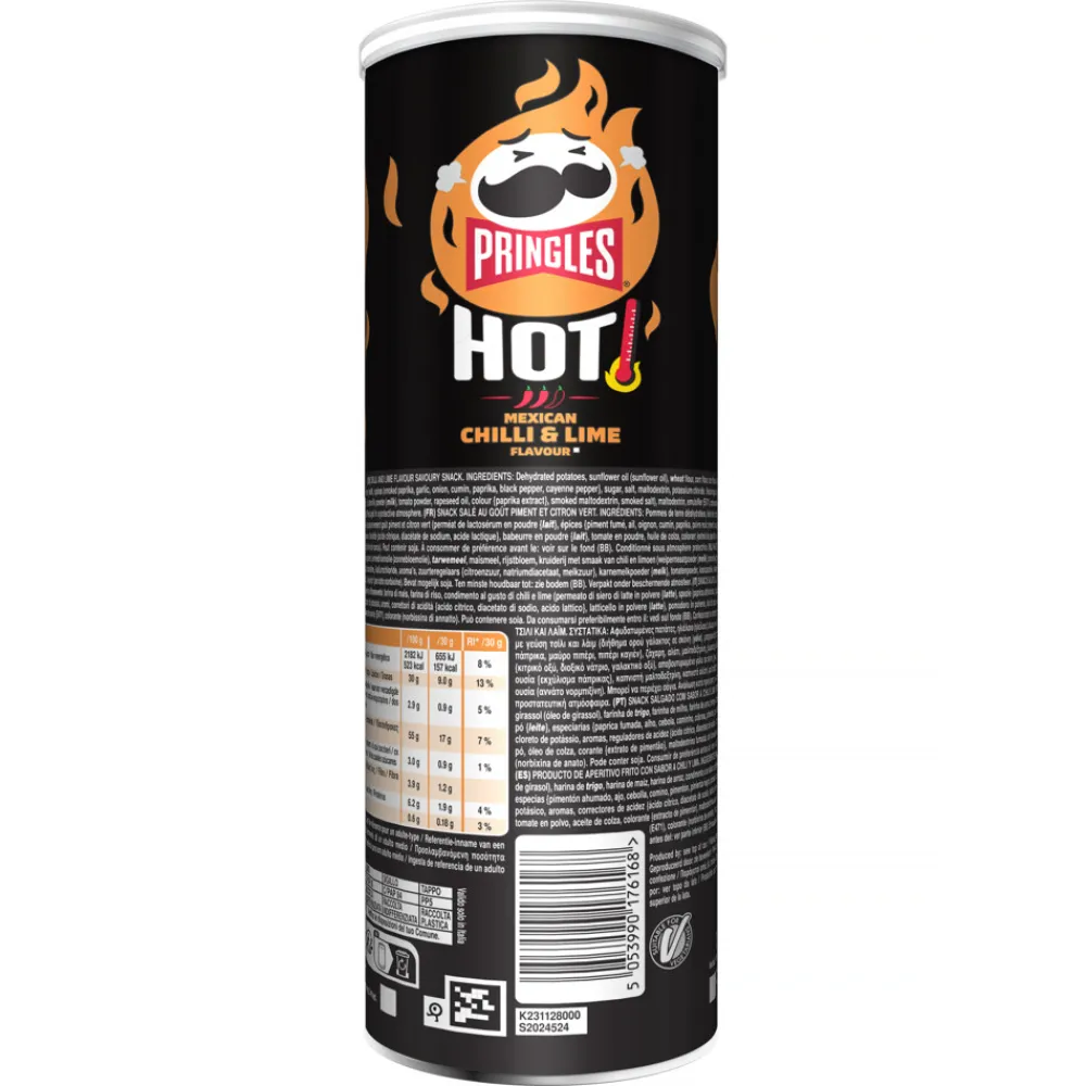 3x HOT Mexican Chilli & Lime 160 gr^Pringles Sale