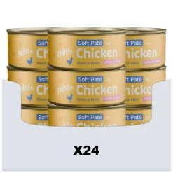 24x Soft Paté Kattenvoer Nat Kip 70 gr^Prins Clearance